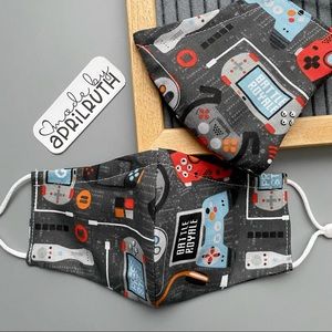 Kids Cloth Face Mask - Gamer